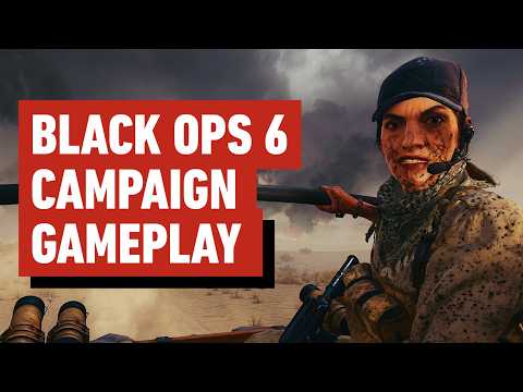 Call of Duty: Black Ops 6 Campaign Gameplay - First 14 Minutes (4K 60FPS)