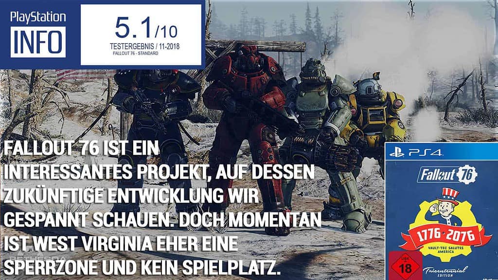 Fallout 76 Spielplatz Oder Sperrgebiet Review